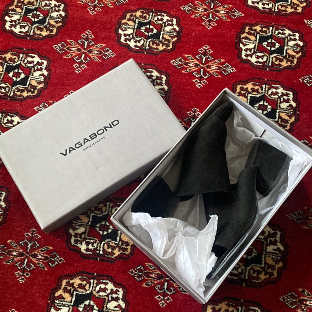 Vagabond Saide Mule Sandals - Black / 37